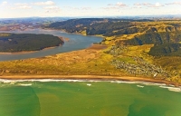 Aerial;Port_Waikato;Waikato_River;River_mouth_Waikatofishing;angling;boating;spe