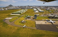 Aerial;Mount_Maunganui;Tauranga_Airport;Bay_of_plenty;blue_seablue_skysandy_beac