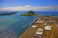 Aerial;The_Port_of_Tauranga;Mount_Maunganui;Bay_of_plenty;blue_seablue_skysandy_