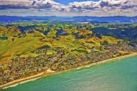Aerial;Waihi_Beach;Bay_of_plenty;kiwi_fruit_orchards;kiwi_fruit;kiwi_fruit_growi