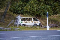 Raukokore;church;bluffs;cliffs;Papatea_Bridge;Hunting_Sign;rocky_shorelines;sea_