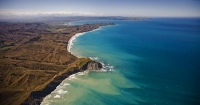 Aerial;Young_Nicks_Head;Gisborne;Young_Nicks_Head;blue_sky;blue_sea;bluffs;cliff
