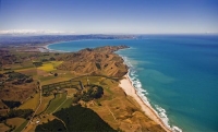 Aerial;Young_Nicks_Head;Gisborne;Young_Nicks_Head;blue_sky;blue_sea;bluffs;cliff
