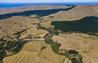 Aerial;Hawkes_Bay_Coast;bush;native_forrest;golden_sands;bluffs;River;cliffs;san