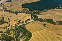 Aerial;Hawkes_Bay_Coast;bush;native_forrest;golden_sands;bluffs;River;cliffs;blu