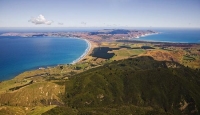 Aerial;Hawkes_Bay_Coast;bush;native_forrest;golden_sands;bluffs;River;cliffs;san