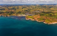 Aerial;North_Taranaki_Coast;Taranaki;River;Rivers;bush;native_forrest;green_fiel