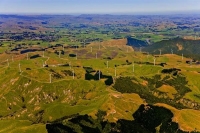 Aerial;Woodville;Tararua;green_fields;green_paddocks;Wind_farm;wind_farms;Wind_g