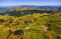 Aerial;Woodville;Tararua;green_fields;green_paddocks;Wind_farm;wind_farms;Wind_g