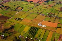 Aerial;Te_Kawhai;Waikato;market_gardening;vegetable_growing;cultivation;Airfield