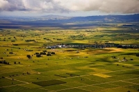 Aerial;Kerepehi;Matamata;Waikato;green_fields;agricultural;gliding_airfield;Waik