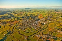 Aerial;Otorohanga;Waikato;airport;agricultural;Dairy;Dairy_industry;Waipa_river;