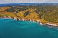 Aerial;West_Coast_Waikato;Waikato;coastal;bachs;holiday_homes;bush;native_forres