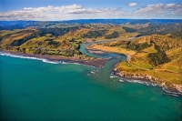 Aerial;West_Coast_Waikato;Waikato;coastal;bachs;holiday_homes;bush;native_forres