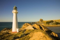 Castle_Point;Wairarapa;Blue_sea;blue_sky;cumulus_clouds;rocky_shorelines;sandy_b