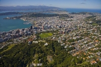 Aerial_Wellington_city;looking_south_east