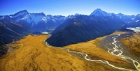 Aerial;Lake_Pukaki;South_Canterbury;Canterbury;Mt_Cook;Mt_Cook_village;Tasman_Gl