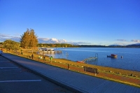 Lake_Te_Anau;Fiordland;mountains;hills;rivers;Road;State_Highway_94;bush;native_