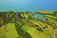 Aerial;Golden_Bay_Coast;Golden_Bay;River;sandy_beaches;rocky_shorelines;state_hi