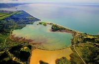 Aerial;Golden_Bay_Coast;Golden_Bay;River;sandy_beaches;rocky_shorelines;state_hi