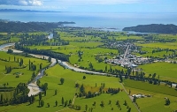 Aerial;Takaka;Golden_Bay;hills;rivers;Road;bush;native_forrest;green_fields;gree