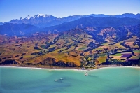 Aerial;Kaikoura_Coast;Kaikoura;bush;native_forest;seaward_Kaikoura_Range;green_f