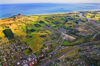 Aerial;Dunedin;Otago;university_city;university;harbour;golden_sands;gothic_buil