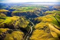 Aerial;Dunedin;Otago;Taieri_Gorge;rail;river