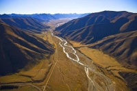 Aerial;Lindis_Pass;Central_Otago;Birchwood_Rd_Ahuriri_River