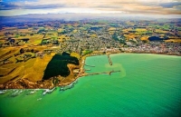 Aerial;Oamaru;harbour;Heritage_Museum;law_courts;Station;Train_Station;neo_class