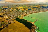 Aerial;Oamaru;harbour;Heritage_Museum;law_courts;Station;Train_Station;neo_class