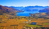Aerial;Wanaka;Otago;lake_Wanaka;Clutha_River;Hawea_River;Iron_Mountain;airport;C