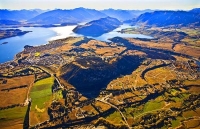 Aerial;Wanaka;Otago;lake_Wanaka;Clutha_River;Hawea_River;Iron_Mountain;airport;C