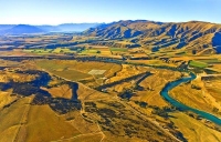 Aerial;Wanaka;Otago;lake_Wanaka;Clutha_River;Iron_Mountain;airport;Luggate