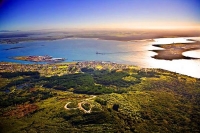 Aerial;Bluff;Southland;Bluff_Lookout;Tiwai_Point;Aluminium_Smelter;Awarua_Bay;fi