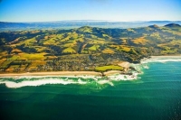Aerial;The_Catlins;Southland;hills;rivers;Road;bush;native_forrest;green_fields;