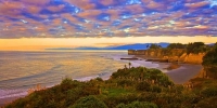 Cape_Foulwind;West_Coast;Lighthouse;cliffs;bluffs;sunset;sunrise