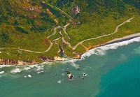 Aerial;Punakaiki_Coast;West_Coast;Highway_6;mountains;valleys;Pororari_river;Tas