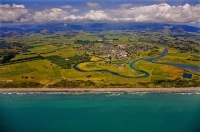 aerial;Opotike;blue_sea;blue_sky;sandy_beaches;sea;sea_fishing;harbour;bachs;coa