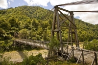 Opotike;blue_sky;The_Tauranga_Harp_Suspension_Bridge;Suspension_Bridge;bush;waio