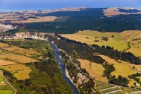 Aerial;Hawkes_Bay_Coast;bush;native_forrest;golden_sands;bluffs;River;cliffs;san