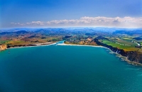 Aerial;Tolaga_Bay;Eastland;bush;native_forrest;golden_sands;bluffs;Uawa_River;cl