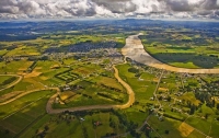 Aerial;Dargaville;Northland;kaipara;Wairoa_River;airfield;bridge;Kaipara_Harbour