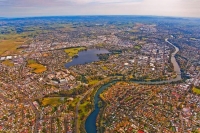 Aerial;Hamilton;Waikato_River;industrial_buildings;suburburban;Lake_Rotoroa;waik