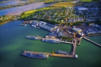 Aerial;Auckland_North_Shore;Harbourfishing;boating;speed_boating;Beach;sandy_bea