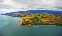 Aerial;Hauraki_Gulf;Orere_Point;bush;native_forrest;beaches;mud_flats;paddocks;g