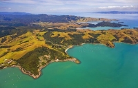 Aerial;Coromandel_Coastline;Coromandel;sandy_beaches;bachs;holiday_homes;blue_sk