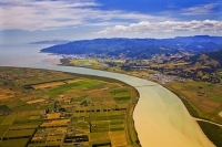 Aerial;Coromandel_Coastline;Coromandel;sandy_beaches;bachs;holiday_homes;blue_sk