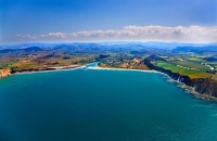 Aerial;Tolaga_Bay;Eastland;bush;native_forrest;golden_sands;bluffs;Uawa_River;cl