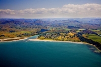 Aerial;Tolaga_Bay;Eastland;bush;native_forrest;golden_sands;bluffs;Uawa_River;cl